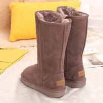 Women Classic Ladies Girls Winter Snow Boots  Waterproof Warm Genuine Leather Fur Australia Plus Velvet Knee High  Winter 35