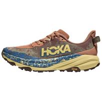 HOKA ONE ONE Speedgoat 6 Cushioning, Breathable, Supportive Low Top Trail Running Shoes Men's Brown Sneakers 1147791-MPLC 41 ruda
