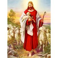 Diamond embroidery cross stitch full diamond mosaic Sheep DIY diamond painting 20x30cm