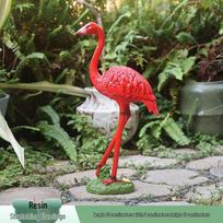 Resin Flamingo Model for Store Window and Wedding Decoration