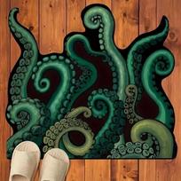 Cartoon Octopus Tentacles, Diatom Mud Floor Mat, Easy To Take Care Of At Home, Bathroom, Bathroom, Water-Absorbing Non-Slip Floor Mat 40*120cm