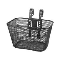 Front Handlebar Basket Waterproof Childrens Bicycles Basket Metal Tricycle Basket for School, Outdoor, Cycling juoda