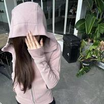 Women's Slim Fit Hooded Zipper Cardigan Jacket - Versatile & Sleek Sports Top S
