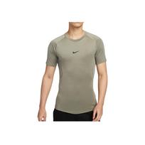 Nike Men's Pro Dri-FIT Tight Fit Short-Sleeve Training Top 'Oil Green' FB7933-320 M beige