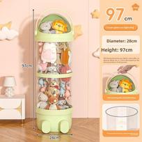 Multi-Functional Doll Storage Buet Home Use Plu Toy Organizer Cylinder ape Large Diameter Sorting Tube with Light And C... 162 x 28 cm