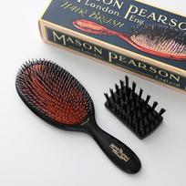 Mason Pearson Popular Mix BN1 Dark Ruby Hairbrush Cleaning Brush F/S