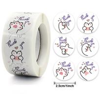 100-500Pcs Cartoon First-Class Thank Premium-Quality You First-Class Seal Superior-Grade Sticker Brand-Spanking-New High-Standard Style Top-Grade