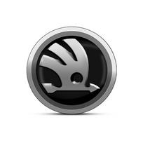 4Pcs 56mm Car Wheel Center Hub Caps Emblem Stickers For Skoda Kodiaq Octavia Enyaq Kamiq Scala Rapid Superb Karoq Vision RS Yeti
