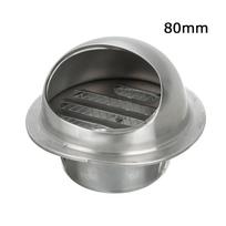 And Rat Vents Waterproof Cap Vent Outlet Cover Exterior Wall Air Vent Ducting Ventilation Grilles 80mm