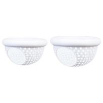 2Pcs Aquariums Floating Fish Feeders Circle And Hide House Decoration Bettas Hammocks & Shrimp Shelter For Fish Tanks