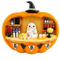 Halloween Resin Figurine for Bar Shelf Tabletop Decor Gothic Home Decoration One Size
