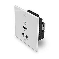 Lindy 70m Cat.6 HDMI 4K60, IR  AND   RS-232 HDBaseT EU Wall Plate