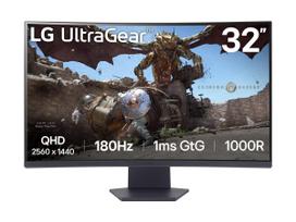 LG Electronics LG UltraGear 32GS60QC-B 32" VA 2560 x 1440 (2K) HDMI DisplayPort 180Hz