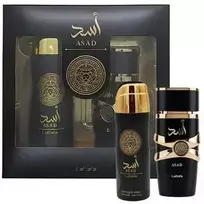 Lattafa Perfumes Asad Dárková sada EDP 100 ml a deospray 200 ml