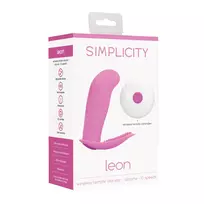 Leon Intimate Wireless Vibrator Remote Control 10-Speed Silicone Pink