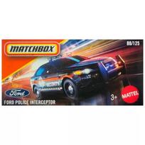 „Matchbox“: žaislinis automobilis kartoninėje dėžutėje Ford Police Interceptor