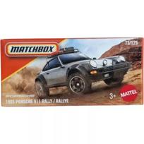 Matchbox: mažas automobilis kartoninėje dėžutėje 1985 m. Porsche 911 ralio