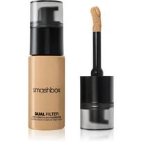 Smashbox DUAL-FILTER 2-in-1 Concealer + Foundation makiažo pagrindas ir maskuoklis atspalvis Light Medium 14 Olive 23.6 ml