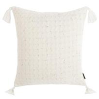 Eurofirany dekoratyvinės pagalvėlės užvalkalas J02A-04, 60x60 cm, baltas