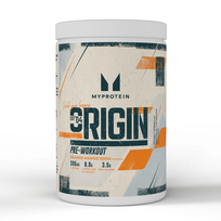 Myprotein Origin Pre Workout, prieštreniruotinis stimuliantas, 600g Mangų- Apelsinų skonio