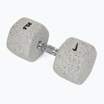 Guminis hantelis Nike Strength Grind Dumbbell 32,5 kg wolf grey