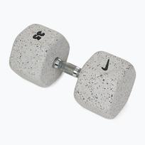 Guminis hantelis Nike Strength Grind Dumbbell 35 kg wolf grey