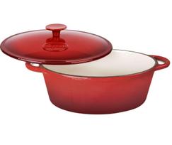 GOOSE MAKER Ketaus emaliuota BRITTANY Ovali raudona Konighoffer 4 l