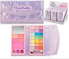 Aquarius MARTINELIA Shimmer Wings rinkinys, akių šešėliai, lūpų blizgiai, skaistalai, teptukai