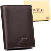 Always Wild Vyriška odinė piniginė N0036-P-SCR D.Ruda