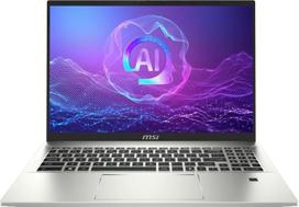 Nešiojamas kompiuteris MSI Prestige A16 AI+, AI-9-365, 32GB, 1 TB, 16 ", AMD Radeon 880M, sidabro sp., EN/PL, Windows