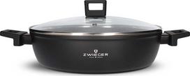 ZWIEGER FORTE PUODAS 3,8 L SU DANGIU 28 CM Juodas INDUKCINIS ALUMINIUMAS