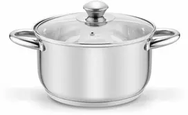 PUODAS indukcinis plieno dujinis dangtelis indų plovimo mašinai mažas Tadar Cori 20cm 3,4l