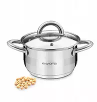 INDUKCINIS PUODAS Plieninis dujinis dangtis MAŽAS Konighoffer Faro 1,8 l 16 cm