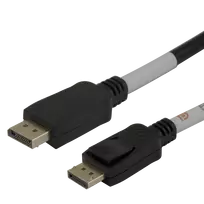 „DELTACO“ „DisplayPort“ kabelis, DP 2.1a, DP54, 0,5 m / DP54-1005 / 1903672