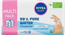 Drėgnos servetėlės kūdikiams Nivea Pure Water, 171 vnt.