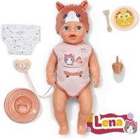 Lėlė - kūdikis su priedais Zapf Creation Baby born Lena Cat 839577, 36 cm, įvairių spalvų