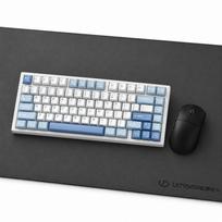 MCHOSE G75 Pro Blue klaviatūra + VXE R1 SE+ Black pelė + DOVANŲ Ultradesk BLACK CAT XL kilimėlis