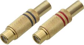 Blow 8965# Lizdas rca-na kabelis auksinė juoda