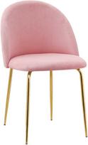 Bipohome 'Fargo Gold Velvet' kėdė rožinė