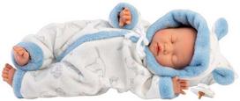 Peterkin Llorens 63311 Lėlė kūdikis 32 cm minkštas pilvukas berniukas