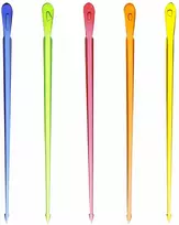 Papstar Kanapių pagaliukai Drop 8cm 500vnt Įvairių spalvų