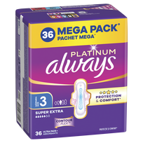 Higieniniai paketai Always Platinum Day & Night, 3, 36 vnt.
