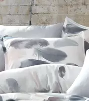 Riposo Premium satino pagalvės užvalkalas Tuy Pilkas 40x60 cm