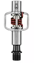 CRANKBROTHERS EGGBEATER 1 Sidabrinis + Raudonas SPRING + Juodas Pedalai