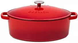 GERLACH Natur Iron ketaus kepimo keptuvė 31 cm Raudona