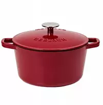 Gerlach Ketaus puodas 3 l NATUR IRON bordo