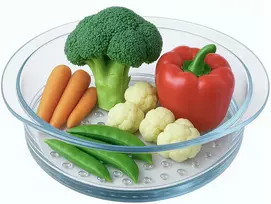 DYDŽIO STIKLINIS Įdėklas, skirtas GARINTI garų garintuvui PYREX OLDMAN 20cm