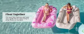 Bez Marki PRIEMONĖS ČIŪŽIS PLAUKIMUI, SUNCHARTER SU ROŽINE PAGALVE