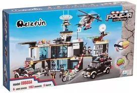 Elefun Klocki policijos policijos bazės policija 1363 vnt. XXL C0555A