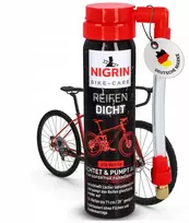 NIGRIN sandariklis dviračių padangoms ir kameroms, 75 ml remonto purškiklis GERMAN